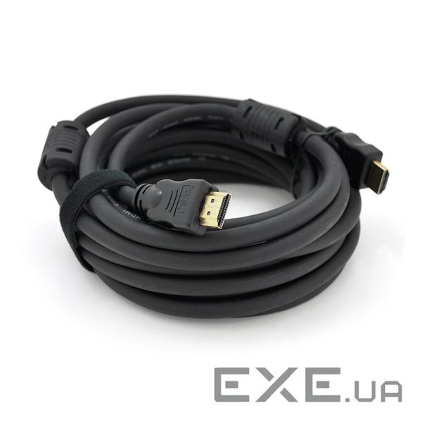Кабель Ritar PL-HD348 HDMI-HDMI Ultra HD 4K, 1080P, 5.0m, v1,4 (YT-HDMI(M)/(M)V1.4-5.0m Gold)