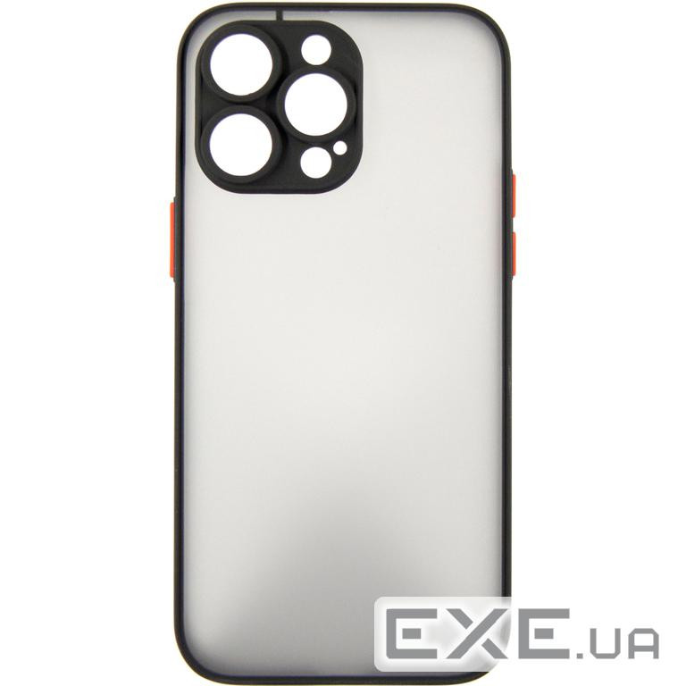 Чохол для мобільного телефону Dengos Matte iPhone 14 Pro Max (black) (DG-TPU-MATT-126)