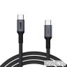Дата кабель USB-C to USB-C 1.0m PD 100W black-grey Armorstandart (ARM69370)