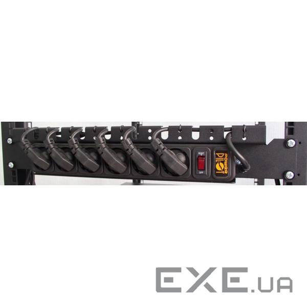 Модуль до шафи CSV 19", 6 розеток 1,5U с организатором кабелей питания (00260) (CSV 00260)