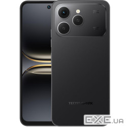 Смартфон TECNO Spark 40 (KM5n) 6.67" 8/256ГБ, 2SIM, 5200мА•год, Ink Black (4894947091551)