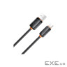Дата кабель USB 2.0 AM to USB-C 1.0m 3A black XO (NB302-AC.black)