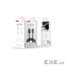 Дата кабель USB 2.0 AM to USB-C 1.0m 3A black XO (NB302-AC.black)