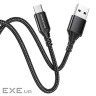 Дата кабель USB 2.0 AM to Micro 5P 1.0m 2.4A BX54 black BOROFONE (6931474745811)