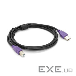Кабель USB 2.0 Ritar AM/BM, 1.5m, 1 ферит , Black, Q50 (YT-AM / BM-1.5MB)
