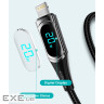 Дата кабель USB-C to Lightning 1.0m 20W Digital Display blue Essager (EXCTL-YD03)