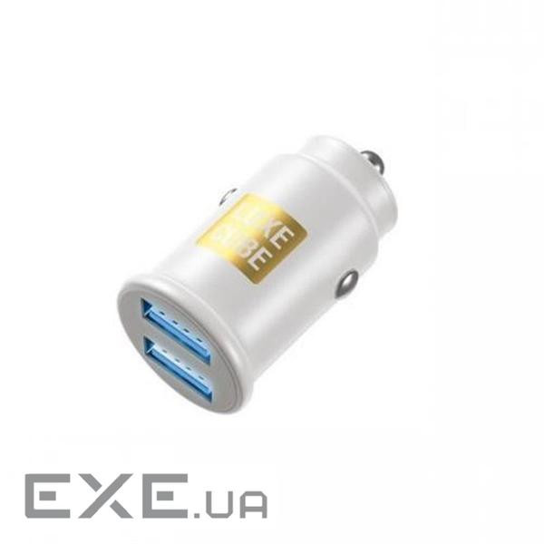 Автомобільний зарядний пристрій Luxe Cube 2USB 12W Black (8886998698496)