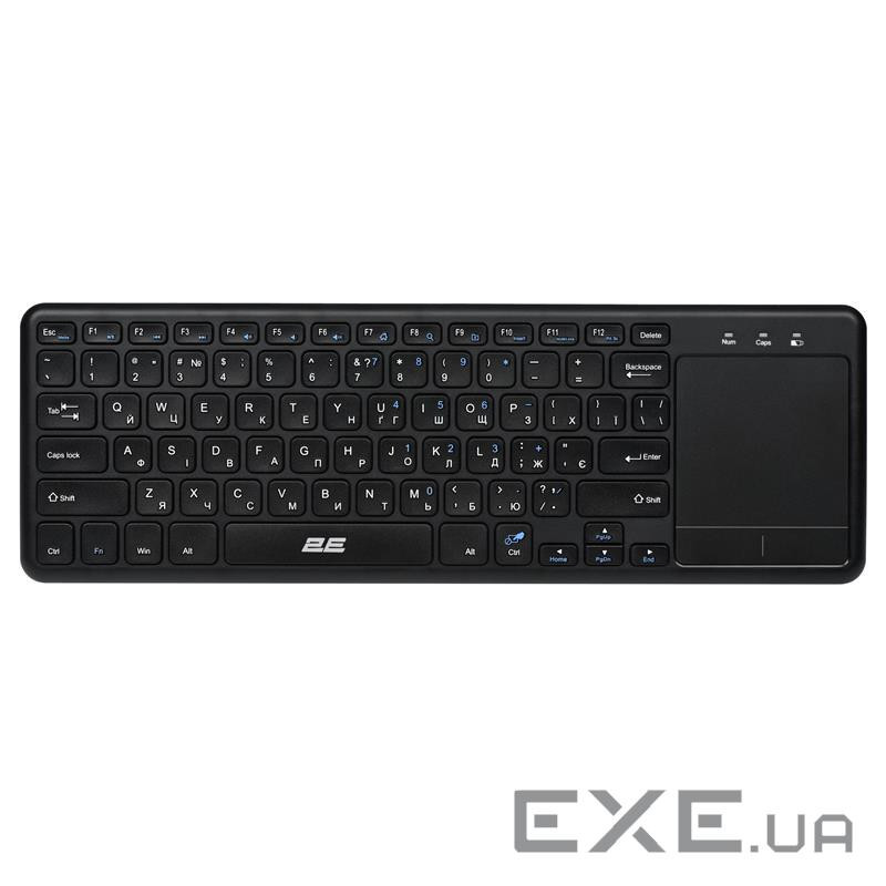 Клавіатура ножнична 2E KT100 78key, WL, EN/UK, чорний (2E-KT100WB UA)