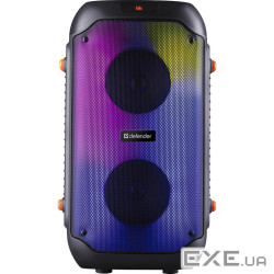 Акустична система 2.0 Defender Boomer 25, 25Вт RGB/BT/FM/USB/TF/AUX/MIC, чорна (65425)