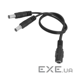 Дільник живлення DC-F => 2xDC-M (D 5,5x2,5мм) кабель довжиною 40с (YT-DC (YT-DC-F=>2xDC-M-40)
