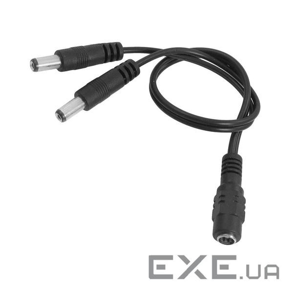 Дільник живлення DC-F => 2xDC-M (D 5,5x2,5мм) кабель довжиною 40с (YT-DC (YT-DC-F=>2xDC-M-40)