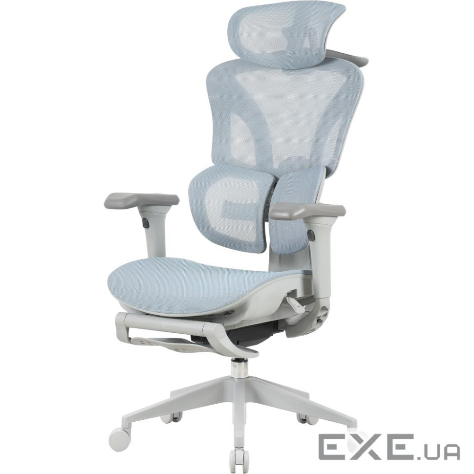 Офісне крісло OfficePro Elite OC950GLB Gray/Light Blue