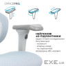 Офісне крісло OfficePro Elite OC950GLB Gray/Light Blue