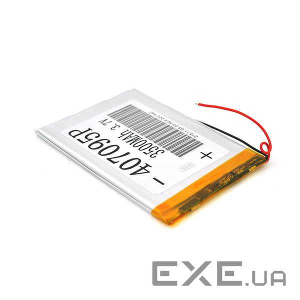 Літій-полімерний акумулятор 4*70*95mm (Li-ion 3.7В 3500мА&middot,год) (047095) ) (047095)