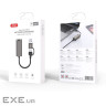 Адаптер USB-C + USB A to RJ45 Ethernet 100Mbps XO (HUB018.black)