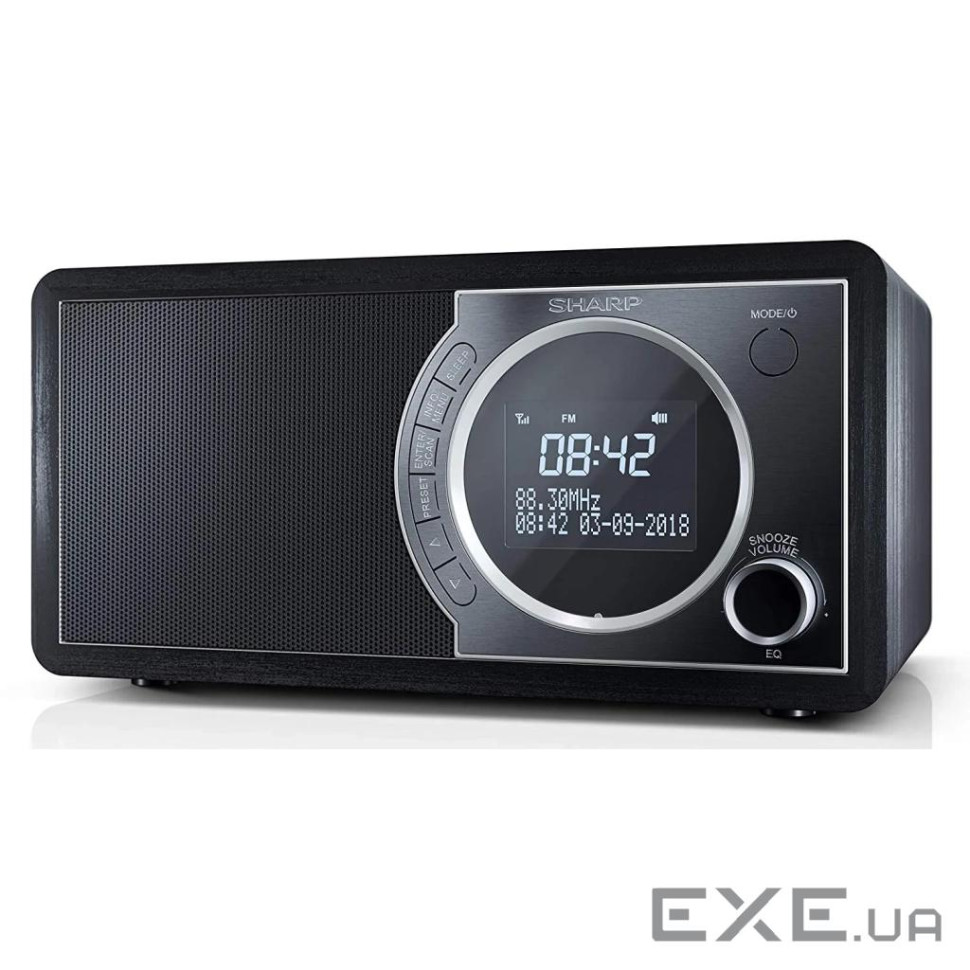 Портативний радіоприймач Sharp DR-450 Black (DR-450BK)