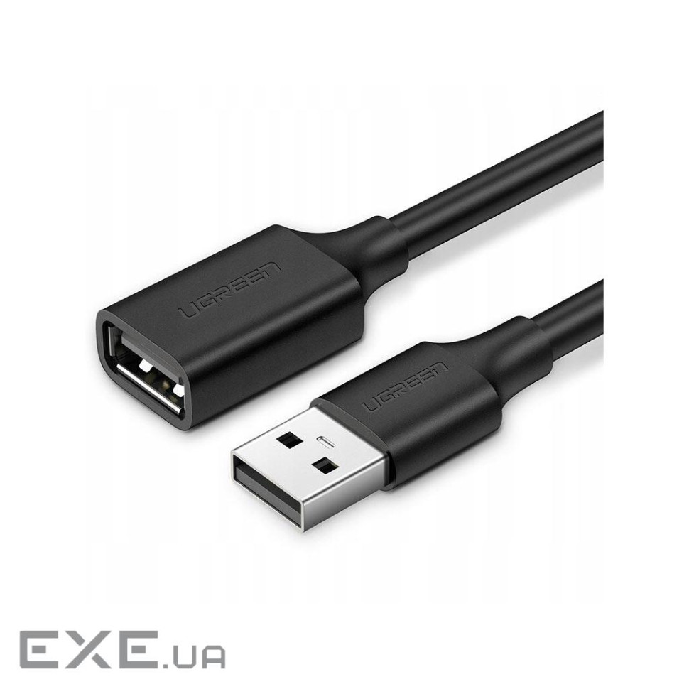 Дата кабель USB 2.0 AM/AF 1.5m US103 black Ugreen (10315) (10315_US103)