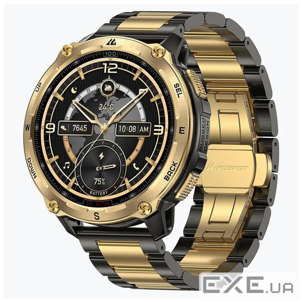 Смарт-годинник KOSPET TANK T4SE GOLD (6978602500621)