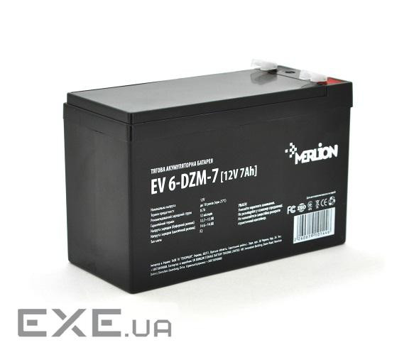 Акумуляторна батарея Merlion 12V 7AH (EV 6-DZM-7/10144) AGM