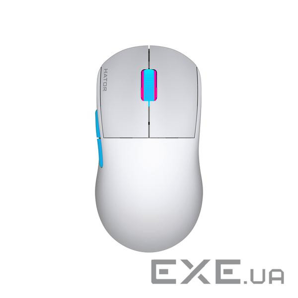 Миша ігрова HATOR Quasar 2 Pro Wireless White (HTM561WC)