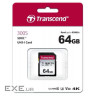 Карта пам'яті TRANSCEND SDXC 64GB UHS-I U3 V30 Class 10 (TS64GSDC300S)