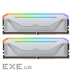 Модуль пам'яті DDR5 2x16GB/6000 Apacer NOX RGB Silver (AH5U32G60C622NWAA-2)