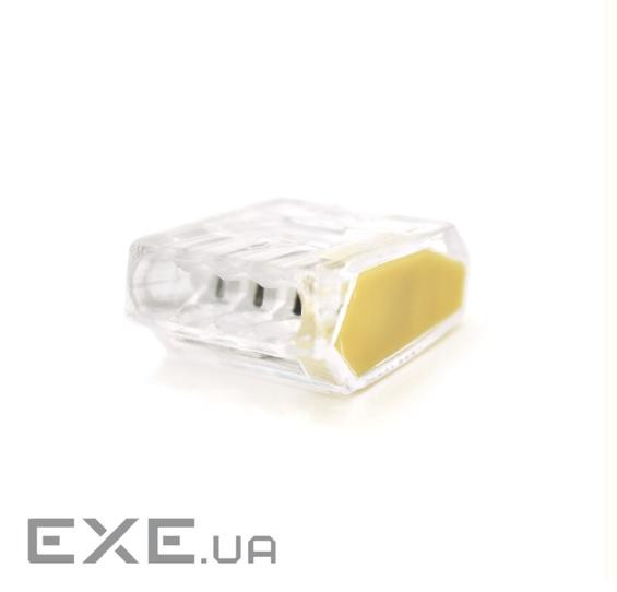 Клема сполучна 4-провідна WAGO К773-254 для розподільних коробок, 4-pin, прозора, уп (K773-254 / 50)