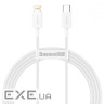 Кабель Baseus Superior Series Fast Charging Data Cable Type-C to iP PD 20W 1.5m White (CATLYS-B02)