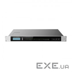 Grandstream UCM6308, IP PBX appliance, 8 FXO ports, 8 FXS ports, Dual GigE RJ45 Ethernet p
