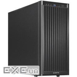 Корпус Chieftec UNI BW-01B-OP, без БЖ, 1x USB Type C, 1 x USB3.0, ATX, Black