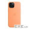 iPhone 15 Silicone Case with MagSafe - Orange Sorbet,Model A3123 (MT0W3ZM/A)