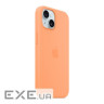 iPhone 15 Silicone Case with MagSafe - Orange Sorbet,Model A3123 (MT0W3ZM/A)