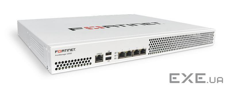 Сервер управління Fortinet FortiManager-200D, manages 30 Fortinet devices/Virtual Domains (FMG-200D) Fortinet FortiManag