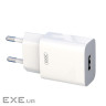 Зарядний пристрій XO L99 USB 12W + cable USB to Lightning white (L99-L-WH)