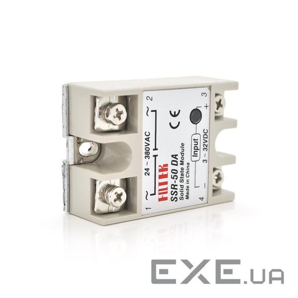 Твердотільні реле FQFER SSR-50DA 50А 24-380VAC 24-380VAC