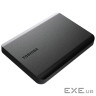 Toshiba External Hard Drive Canvio Basics Excl (2.5 " 4TB, USB3.2 Gen 1, Black) (HDTB540MK3CA)