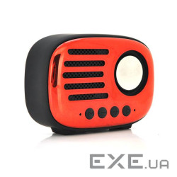 Колонка A4 Bluetooth 4.1 до 10m, 1х 5W, 4&Omega,, 600mAh, &ge,90dB, TF c (YT-BTS-A4-3127 Red)