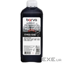 Чорнило Barva Canon PGI-1400/PGI-2400 1 л, special pigment, black (C1400-1042)