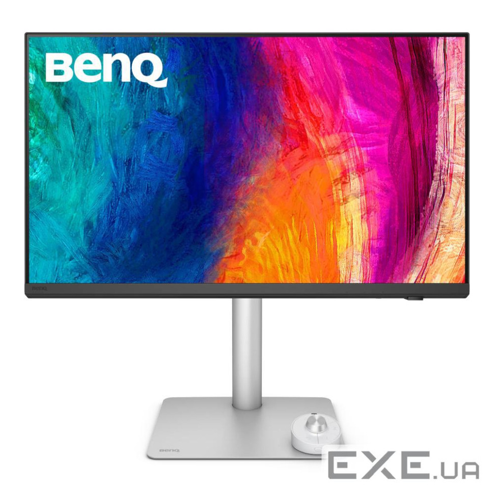 TFT 27" BenQ PD2730S, IPS, 5K, HDMI, DP, USB-C, USB-hub, HAS, Pivot, кол., білий (9H.LN7LA.TBE)