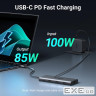 Док-станція USB3.2 Type-C --> HDMIx2,8K30Hz/4K60Hz/3xUSB-A/2xUSB-C 3.2/ RJ45/SD/TF/PD 100W C (15534)