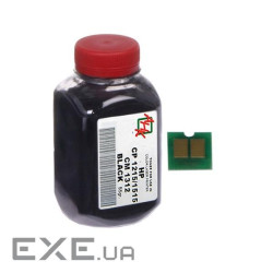Тонер HP CLJ CP1215 Black+ чип AHK (1500130)