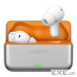 Бездротові навушники BUDS T500 PRO RMA2502 ORANGE MINT REALME (RMA2502 SILVER)