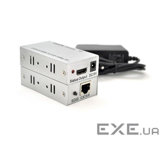 Подовжувач HDMI по кручений парі Voltronic HDMI Silver (YT-SCPE HDM-60M1080P) (YT-SCPE HDM-60m1080Р) )
