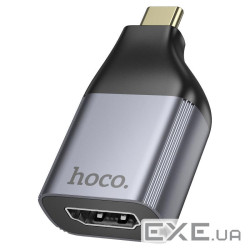 Перехідник HOCO UA33 Type-C (тато) / HDMI(мама), Black-gray