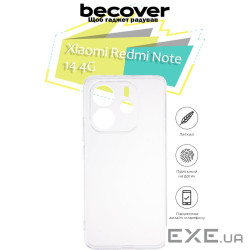Чохол до мобільного телефона BeCover Xiaomi Redmi Note 14 4G Transparancy (713435)