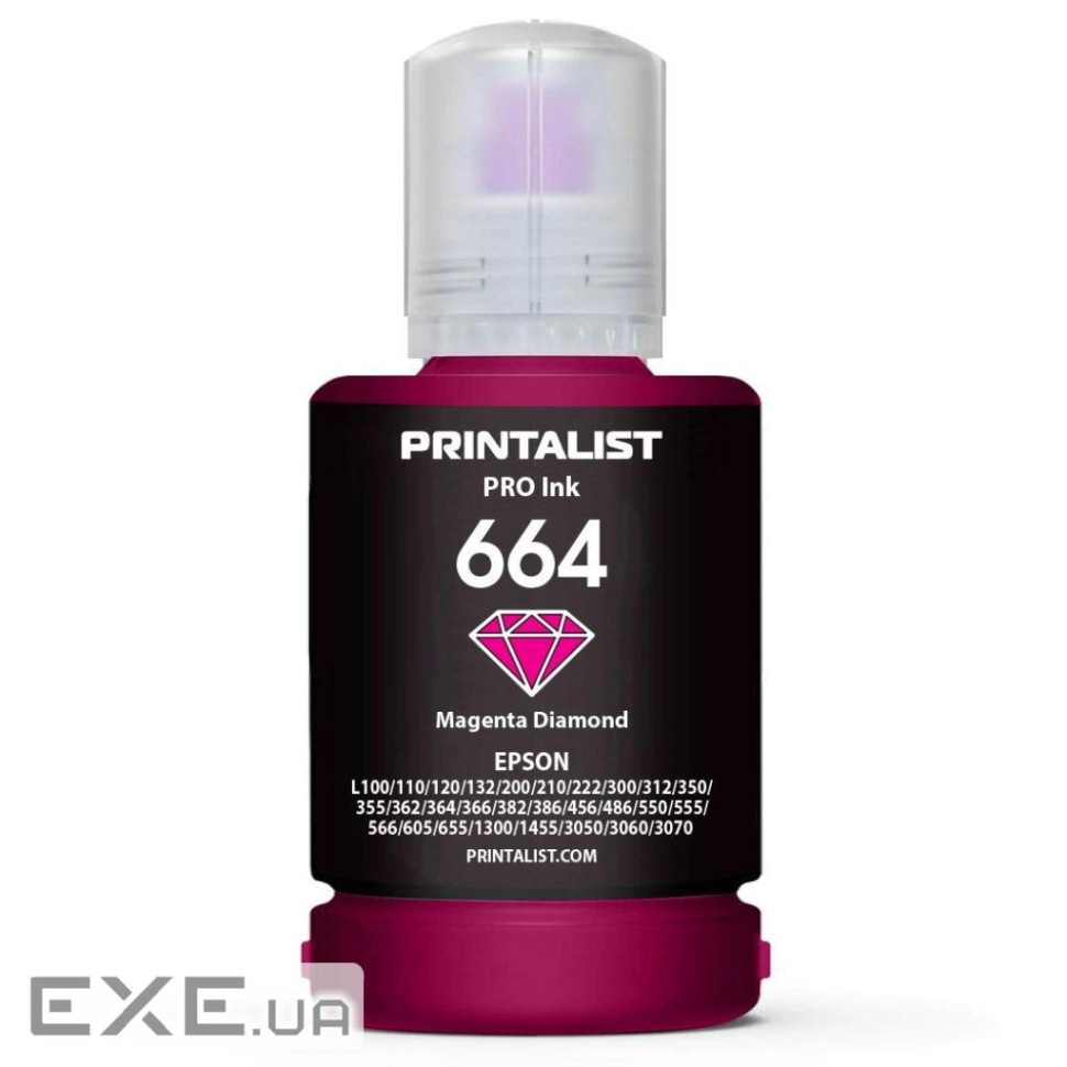 Чорнило Printalist Epson L110/L210/L300 140г Magenta (PL664M)