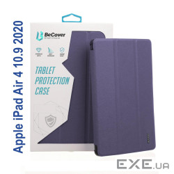 Чохол до планшета BeCover Tri Fold Soft TPU Silicone Apple iPad Air 4 10.9 2020/2021 Purple (706873)