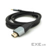 Кабель HDMI (тато) - Type-C (тато) ), 4K, 60HZ, Chip:2172U, 1.8m, Black (YT-HDMI (M)-Type-C (M)-B)