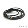 Кабель HDMI (тато) - Type-C (тато) ), 4K, 60HZ, Chip:2172U, 1.8m, Black (YT-HDMI (M)-Type-C (M)-B)