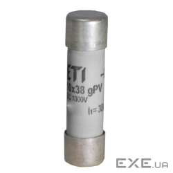 Запобіжник ETI, CH 10x38 gPV 1A 1000V (30kA) (2625138) ETI, CH 10x38 gPV 1A 1000V (30kA) (2625138)